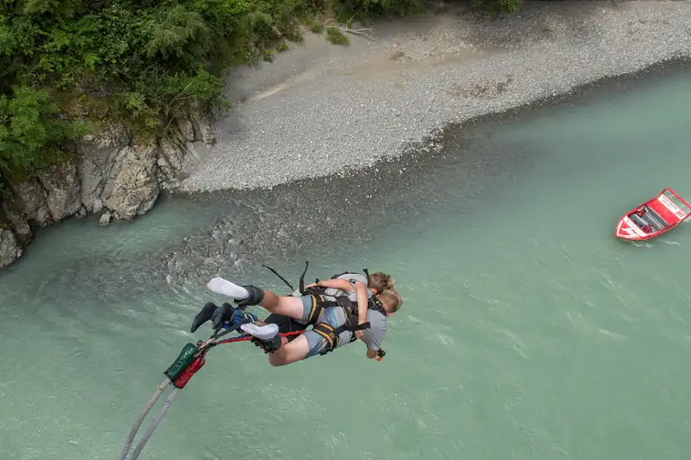 Bugy jump New Zealand Hamner Springs