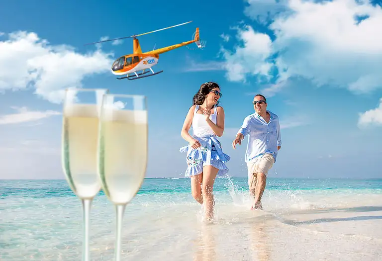 Coral Cay Bubbles Helictoper Tour deals