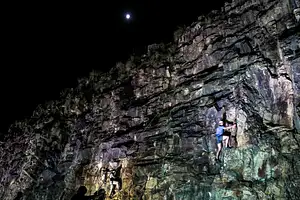Kangaroo Point Rock Climbing Twilight