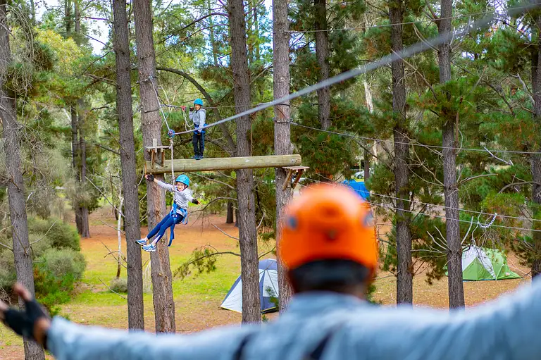 Rock Climbing & High Ropes Course in Blewitt Springs