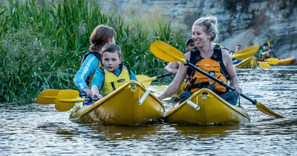 day guided canyon kayak tours lake karapiro