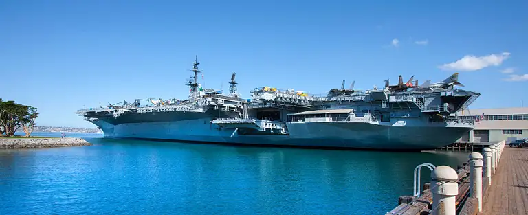 USS Midway Museum Aircraft Carrier in San Diego