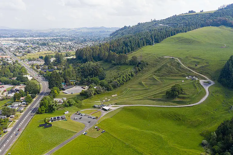 ZORB Rotorua Aerial