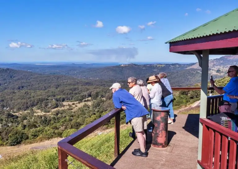 Glass House Mountains from Mary Cairncross Scenic Reserve