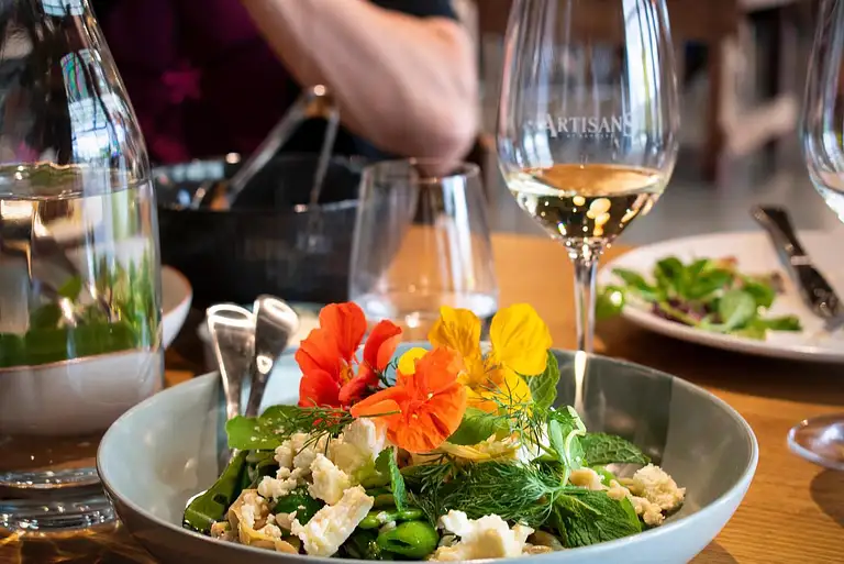 barossa wine & dine flight experience