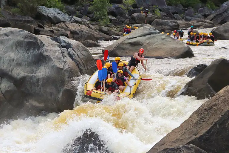 Grade 2-3 White Water Rafting Barron River