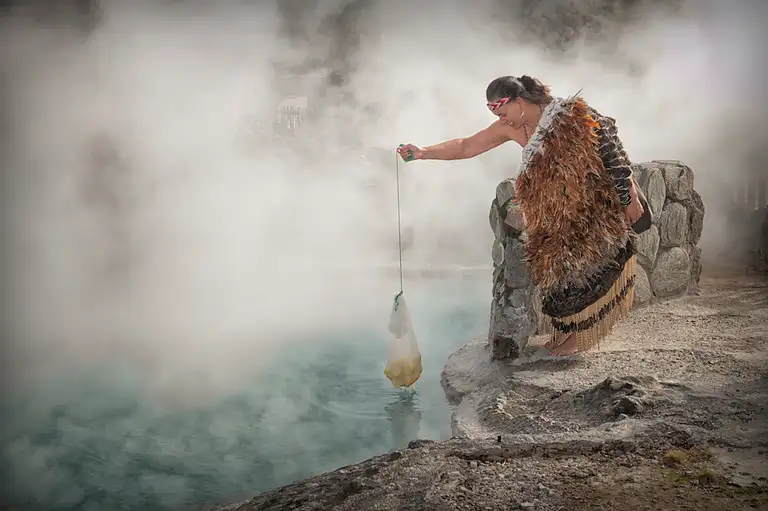 Geyser viewing platform