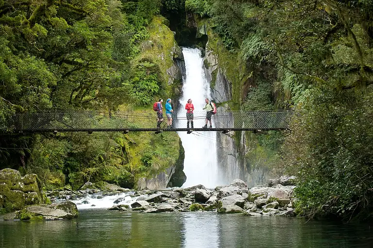 Milford track walk & boat cruise tour