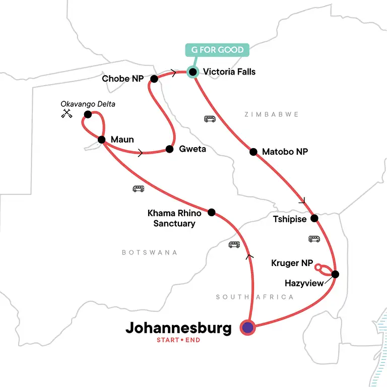 15 Day Southern Africa Encompassed Deals