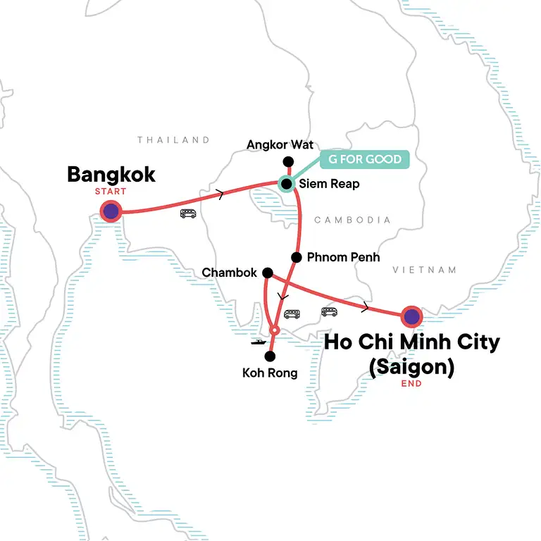Thailand to Cambodia