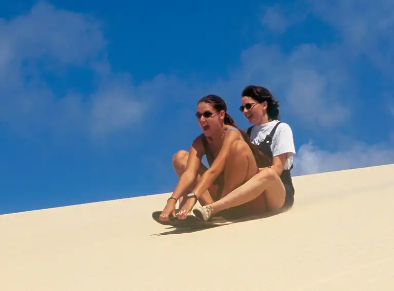 Moreton Island Sandboarding