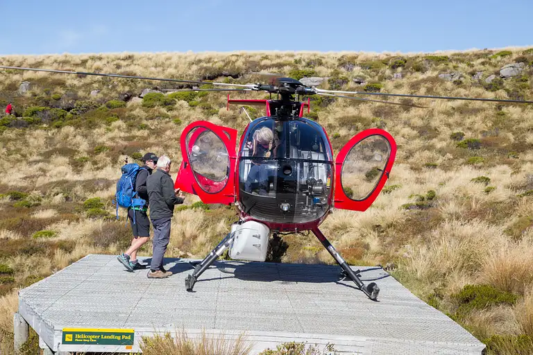 heli from Te Anau