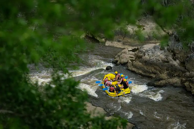 White Water Rafting in Barron Gorge Rainforest Cairns