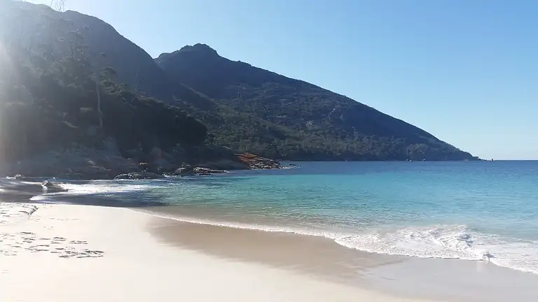 Wineglass Bay Lookout walk in Freycinet National Park Tasmania