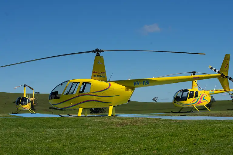 barossa wine & dine flight experience
