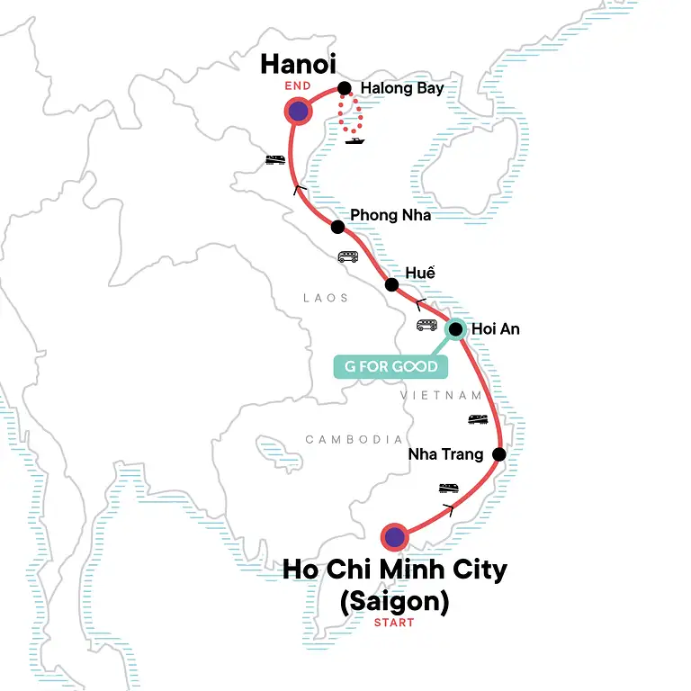 12 day Vietnam: Historic cities and Halong Bay Cruising