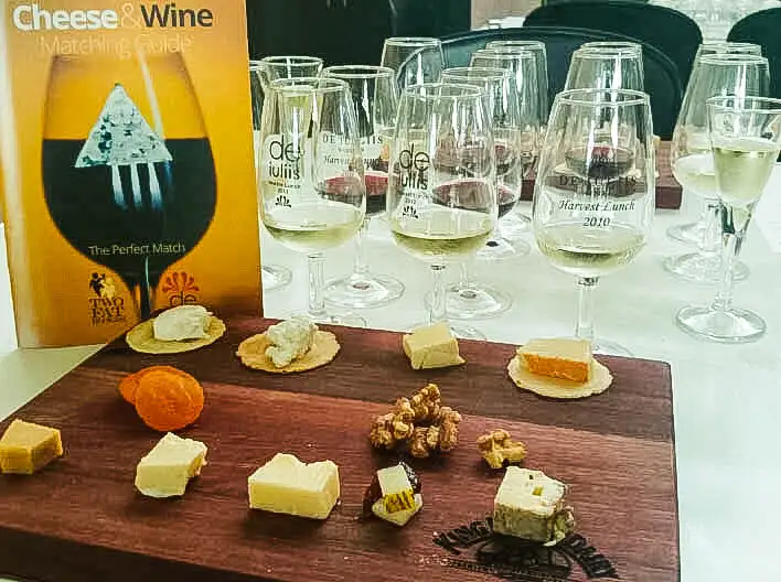 cheese and wine tasting hunter valley