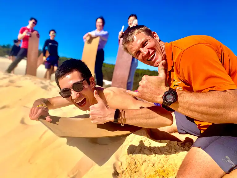 Surf the dunes Moreton Island