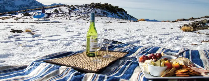 Kaikoura helicopter tour with picnic landing