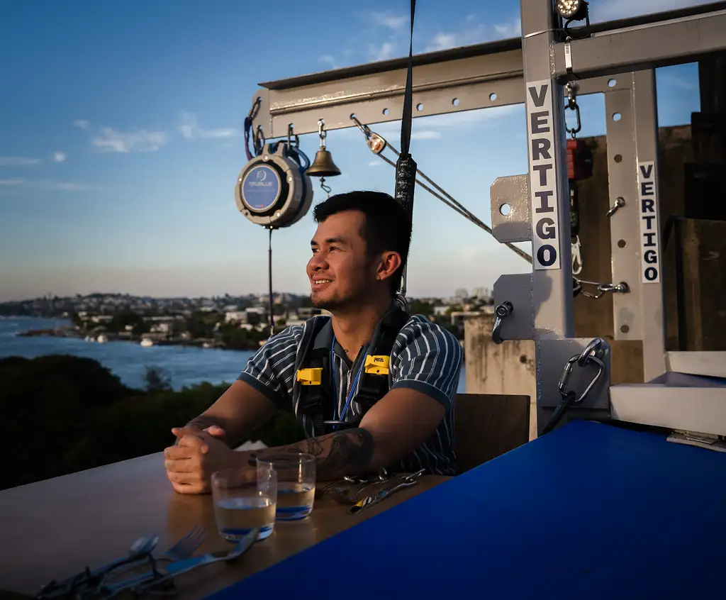 Vertigo Dinner | Australia's First Vertical Dining Experience