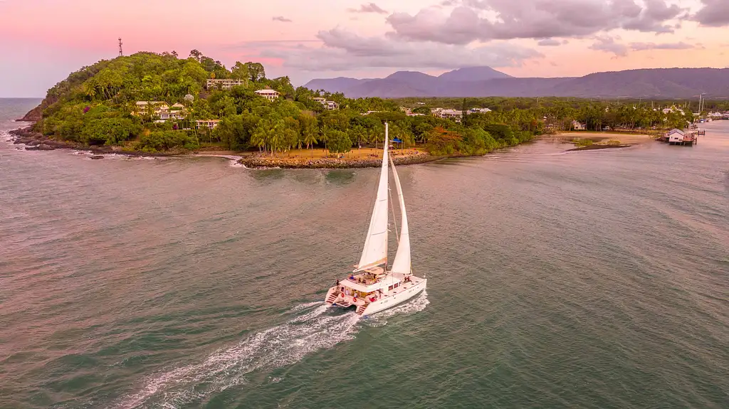 Coral Sea Sunset Sailing Cruise from Port Douglas