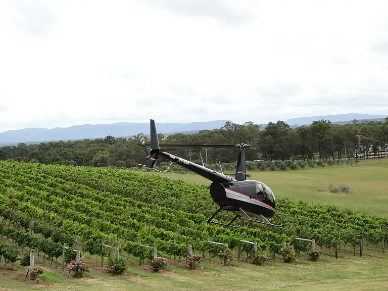 Hunter Valley Wine Tasting Helicopter Flight Deals