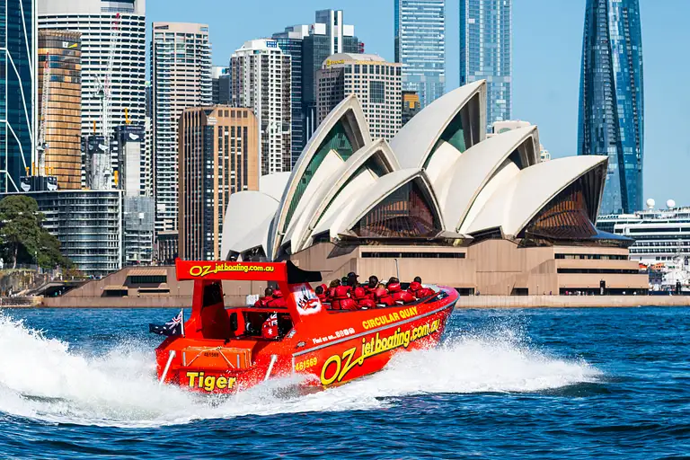 Sydney harbour jet boating