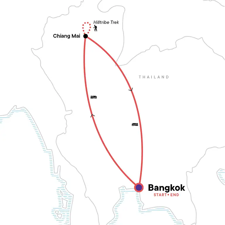 8 day Hilltribes & villages Thailand