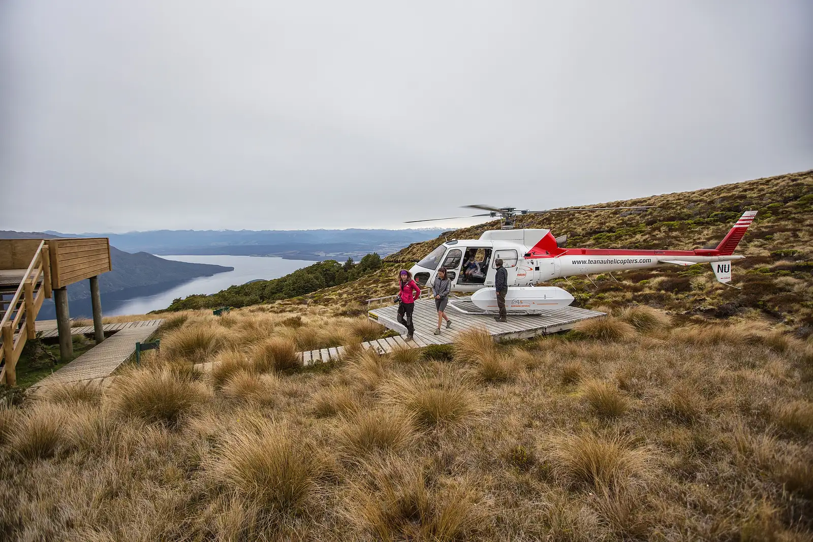 Kepler track luxmore guided day heli from Te Anau
