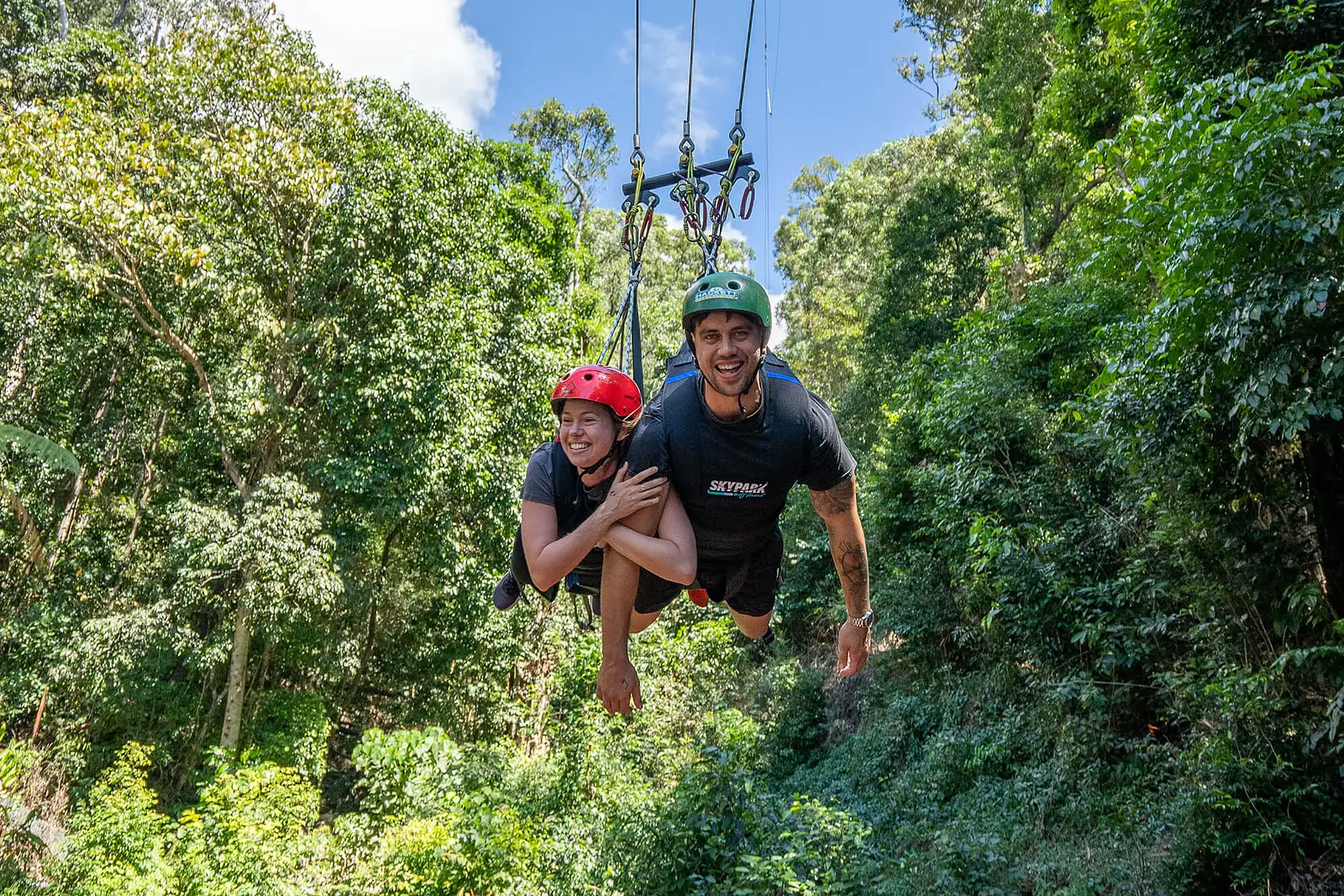 Couple Mid Swing