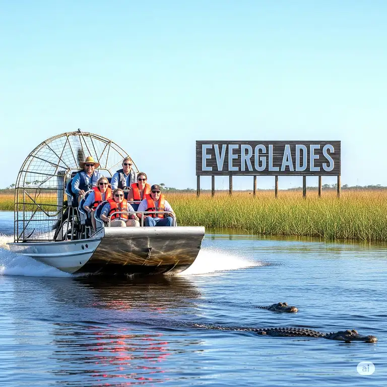 Miami to Everglades National Park Airboat Tour