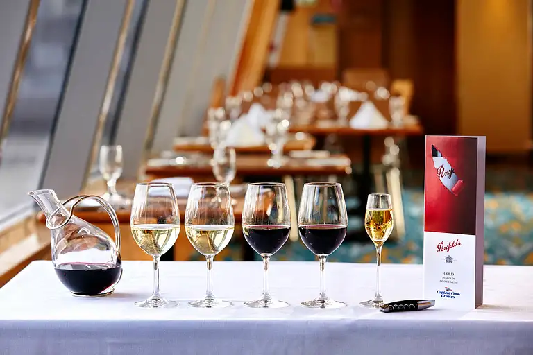 Gold Penfolds Degustation Dinner Cruise with Sydney Harbour Views