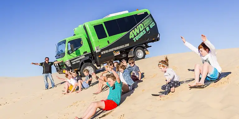 Port Stephen experience from Sydney with dolphin cruise & sand dunes