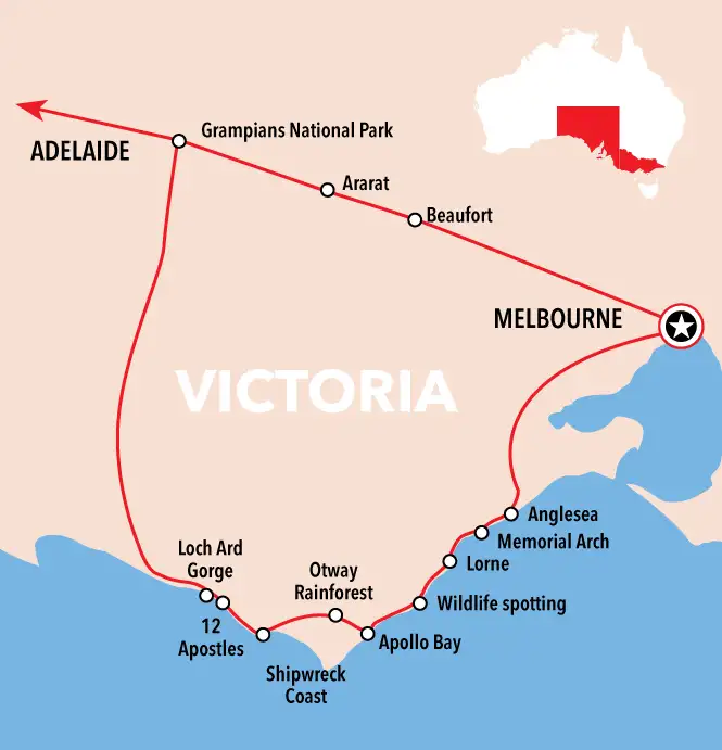 great ocean road 2 day tour