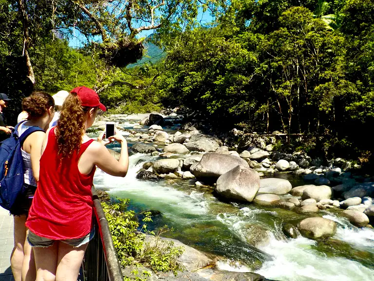 Swimming at Josephine Falls on Cairns Waterfall Day Tour
