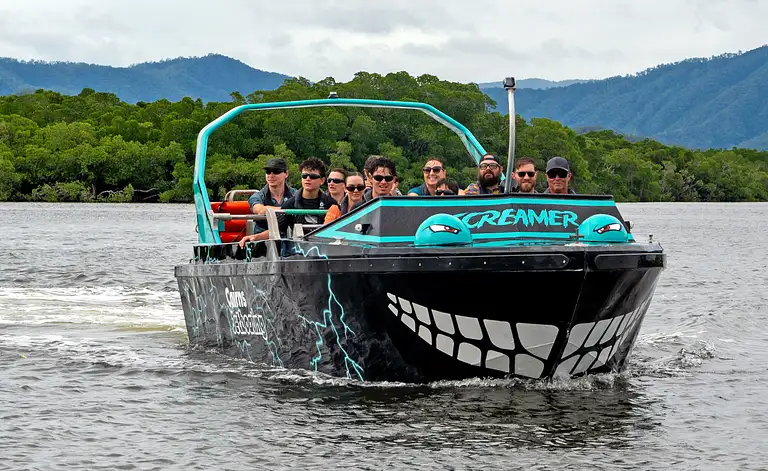 Cairns Jet Boat Ride with Spins Slides and Splashes