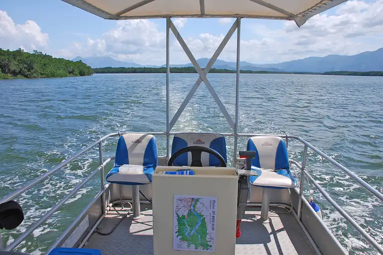 Cairns Boat Hire Adventure with Fishing and Relaxing Views