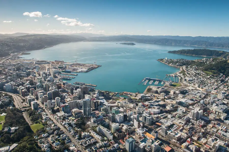 scenic helicopter flight wellington harbour