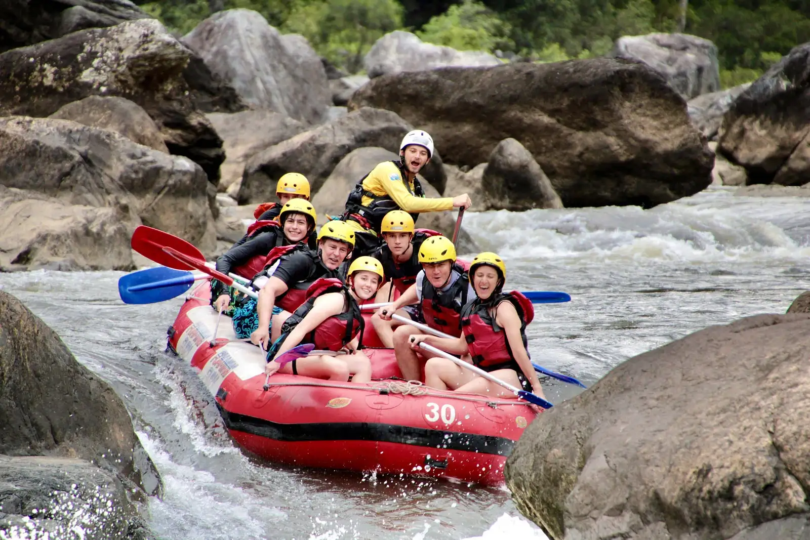 Barron Gorge National Park Rafting Tour Cairns Australia